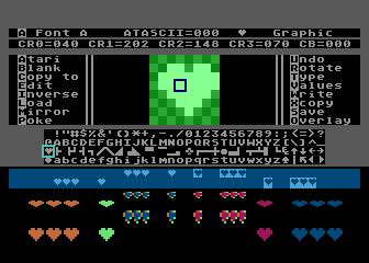 Envision character editor