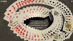 Death By Solitaire Win Screen